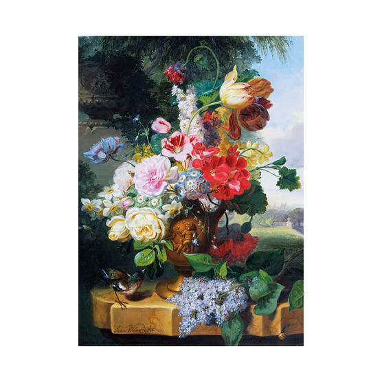 John Wainwright Flower Piece greetings card